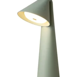 Ami Portable Bordlampe - Sage Green med genopladeligt LED-lys