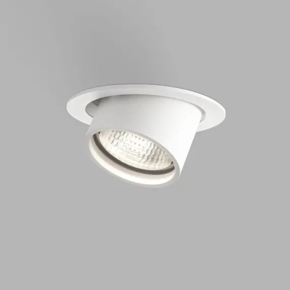 Angle LED Downlight Hvid - Light-Point (3000 K, Dæmpbar, 90° tilt)