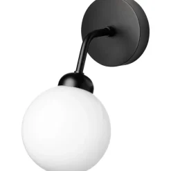 APIALES VÆGLAMPE SATINSORT/OPAL