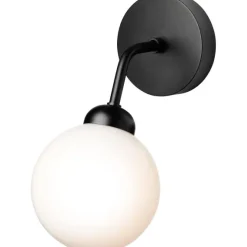 APIALES VÆGLAMPE SATINSORT/OPAL