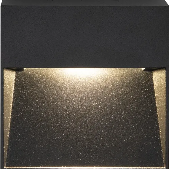 ARCA OUTDOOR STEP LED - VÆGLAMPE - SORT