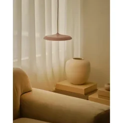 ARTIST PENDEL Ø25 STØVET ROSA LED RA90