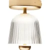ASTEEA LOFTSLAMPE SATIN MESSING/OPAL