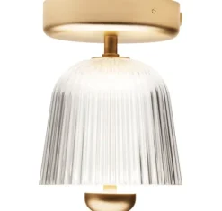 ASTEEA LOFTSLAMPE SATIN MESSING/OPAL