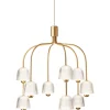 ASTEEA 9 PENDEL SATIN MESSING/OPAL