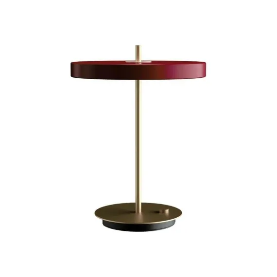 Asteria Bordlampe Usb Rød