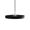 Asteria Mini Black - Steel Top 31 x 10,5 cm, 2.7m cordset