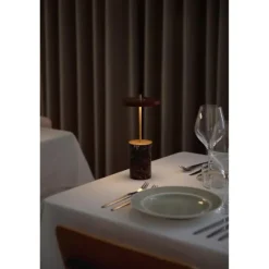 ASTERIA MOVE MINI - PORTABLE LED - RØD MARMOR