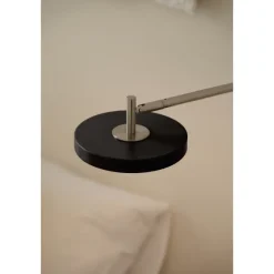 ASTERIA VÆGLAMPE LANG STÅL/SORT