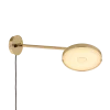 Asteria wall long - Polished Brass w. hardwire add on