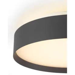 Backlight Full Ø50 Sort Plafond - 3-trins dæmpbar LED