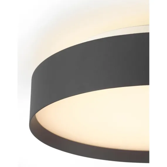Backlight Full Ø50 Sort Plafond - 3-trins dæmpbar LED