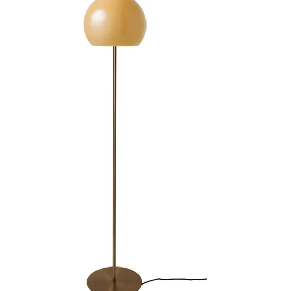 BALL GULVLAMPE GLAS AMBER
