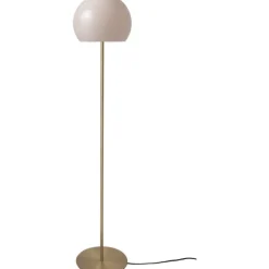 BALL GULVLAMPE GLAS SAND GREY
