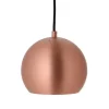 Ball Pendel Blank Kobber Ø 18 40w