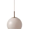BALL PENDEL GLAS Ø25 SAND GREY