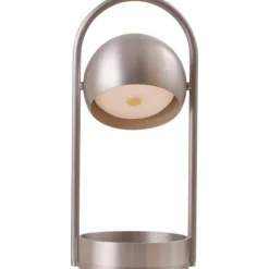 BALL PORTABLE BØRSTET ALUMINIUM ONE LYSKILDE