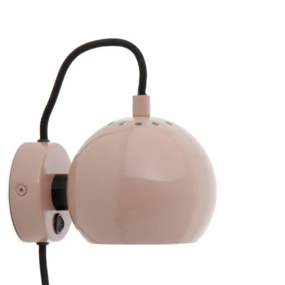 Ball Væglampe - Blank Nude