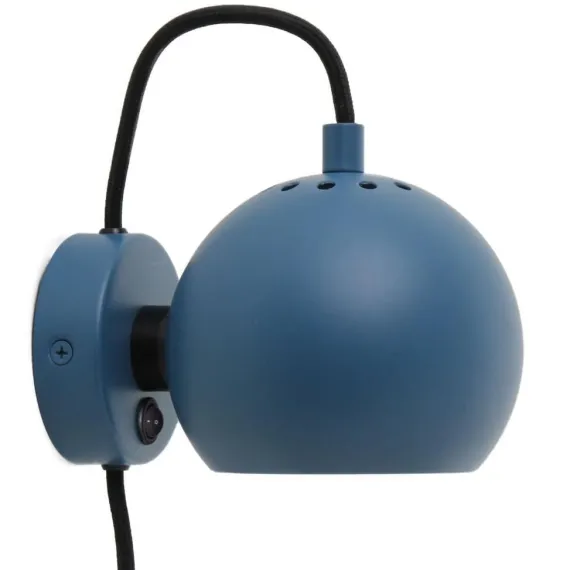 Ball Væglampe - Mat Petroleum