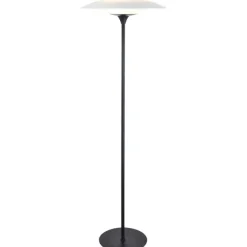 BARONI GULVLAMPE Ø46 SORT/OPAL 991331