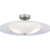 Baroni Loftlampe Ø45 Opal/alu