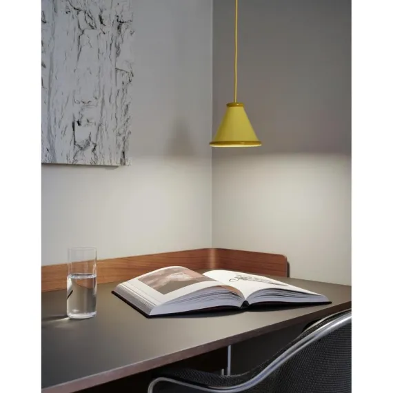 Belle - Pendel Ø15 - Livlig zink-gul / honey-gul LED-pendel fra Belid