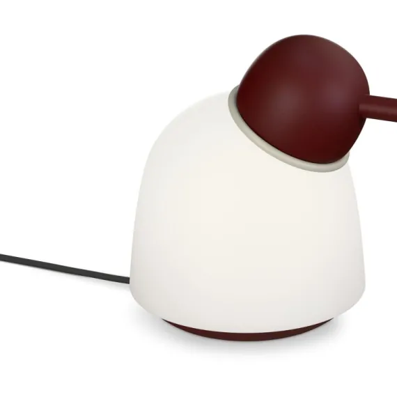 BIRD - BORDLAMPE - RØD/SAND OPAL - Belid