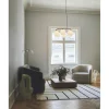 BLOSSI GULVLAMPE NORDIC GULD/KLAR LED DÆMP