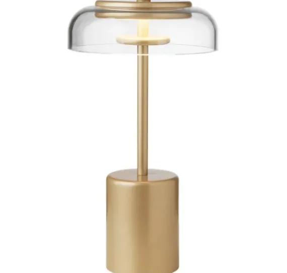Blossi Mini Portable Bordlampe - Nuura (Nordic Gold, Klar, Genopladelig)