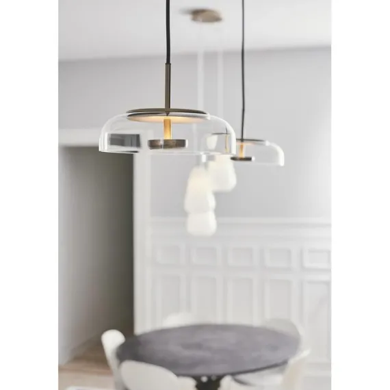 BLOSSI 1 PENDEL NORDIC GULD/KLAR LED