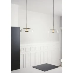BLOSSI 1 PENDEL NORDIC GULD/KLAR LED