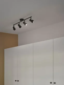 Boston 4-rail | Loftlampe | Sort