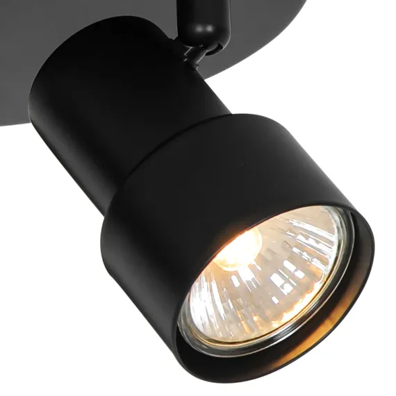 Boston 3-rondel | Loftlampe | Sort