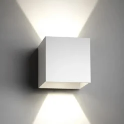 Box Up/down Væglampe Hvid LED