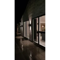 BRICK OUTDOOR DOWN LED - VÆGLAMPE - SORT