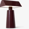 CARET PORTABLE MF1 - BORDLAMPE - BURGUNDY