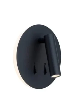 CIRCLE - VÆGLAMPE - SORT