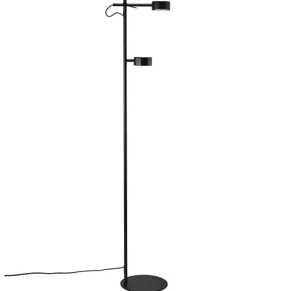 Clyde | Gulvlampe | Sort