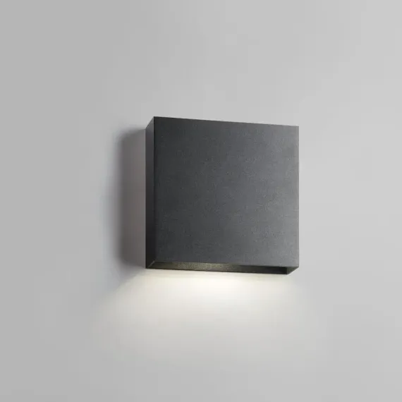 Compact W3 Down Væglampe Sort LED