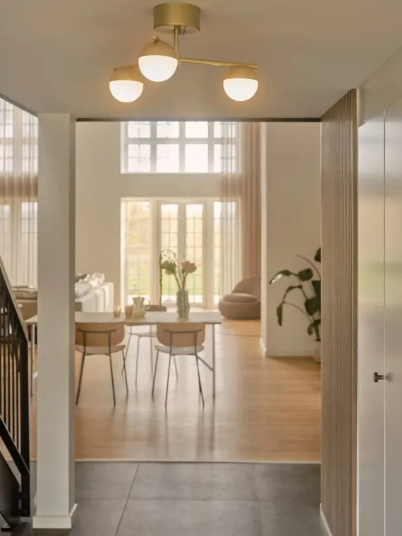 Contina | Loftlampe | Børstet messing