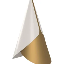 Cornet Hvid / Messing Skærm - Pendel