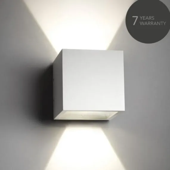 Cube D10 LED Hvid - Udendørslampe