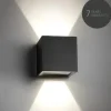 Cube XL D15 LED Sort - Udendørslampe