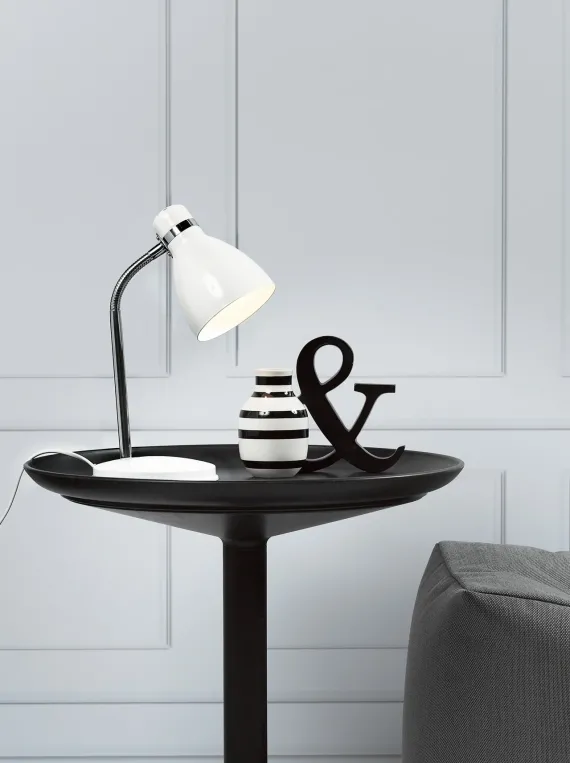 Cyclone | Bordlampe | Hvid