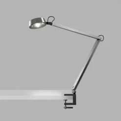 Dark T2 Bordlampe m/ klemme Titanium - Light-Point