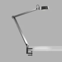 Dark T2 Bordlampe m/ klemme Titanium - Light-Point