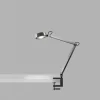 Dark T1 Bordlampe m/ klemme Titanium - Light-Point