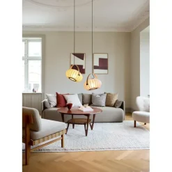 DC Ø40 TEKSTIL PENDEL GRÅ - Halo Design