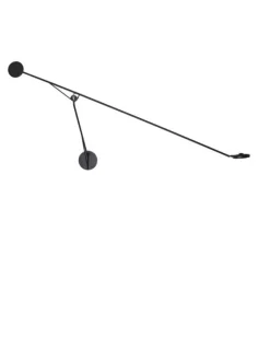 DCW Éditions Aaro Wall Lamp LED L 155 cm - Sort