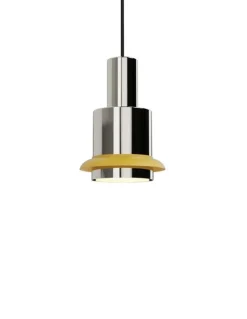DCWéditions Chaumont Pendel Ø19×H28 - Nickel/Yellow
